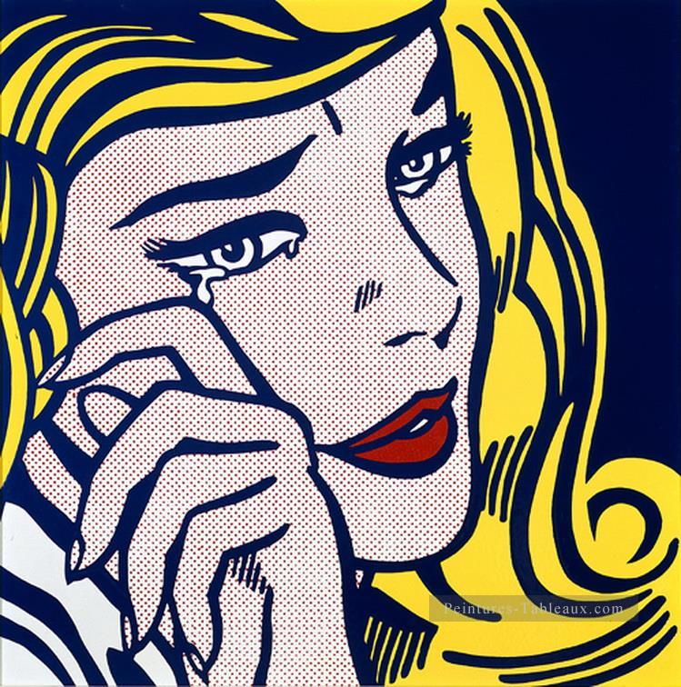 fille qui pleure 1964 Roy Lichtenstein Peintures à l'huile